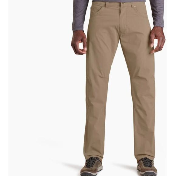 Kuhl Revolvr Fossil Tan Beige Khaki Pants Outdoor Hiking Utility Work 38x32 3692 - Picture 1 of 13